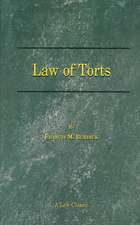 The Law of Torts: A Concise Treatise on the Civil Liability at Common Law and Under Modern Statutes for Actionable Wrongs to Person and