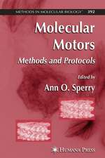 Molecular Motors: Methods and Protocols