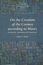 On the Creation of the Cosmos According to Moses