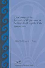 XIII Congress of the International Organization for Septuagint and Cognate Studies