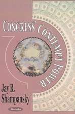 Congress' Contempt Power