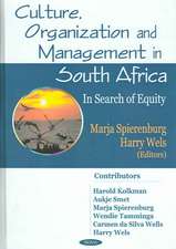 Culture, Organization and Management in South Africa