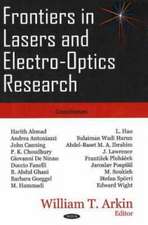 Frontiers in Lasers and Electro-Optics Research