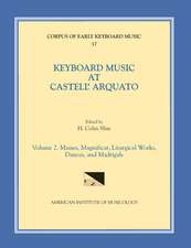 CEKM 37 Keyboard Music at Castell' Arquato (middle 16th c.), edited by H. Colin Slim. Vol. II Masses, Magnificat, Liturgical Works, Dances, and Madrigals