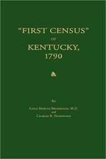 First Census of Kentucky, 1790