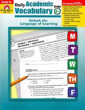 Daily Academic Vocabulary Grade 6+ [With Transparencies]