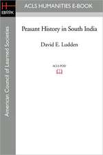 Peasant History in South India