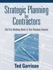 Strategic Planning for Contractors