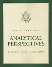 Budget of the U.S. Government Analytical Perspectives: Fiscal Year