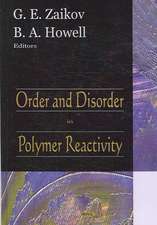 Order and Disorder in Polymer Reactivity