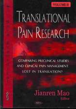 Translational Pain Research