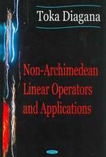 Non-Archimedean Linear Operators and Applications