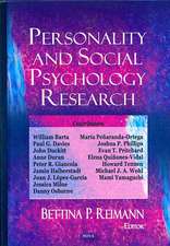 Personality and Social Psychology Research