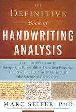 The Definitive Book of Handwriting Analysis