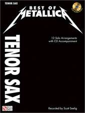 Best of Metallica - Instrumental Solos for Tenor Sax (Book/Online Audio)