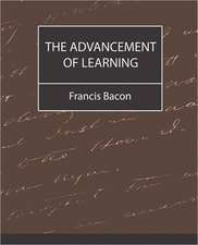 The Advancement of Learning - Bacon