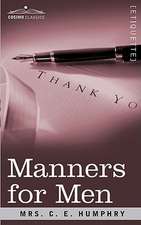 Manners for Men