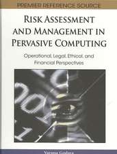 Risk Assessment and Management in Pervasive Computing