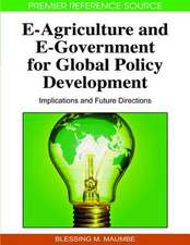 E-Agriculture and E-Government for Global Policy Development