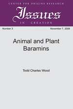 Animal and Plant Baramins