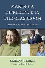 Making a Difference in the Classroom