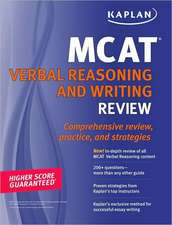 Kaplan MCAT Verbal Reasoning and Writing