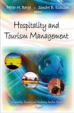 Hospitality and Tourism Management