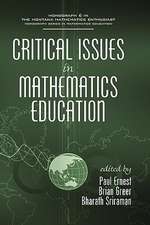 Critical Issues in Mathematics Education (Hc): Strategies and Examples for Teachers (Hc)