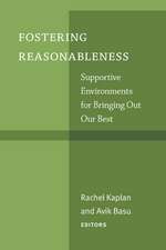 Fostering Reasonableness