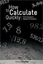 How to Calculate Quickly