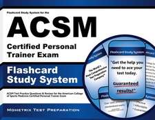 Flashcard Study System for the ACSM Certified Personal Trainer Exam