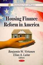 Housing Finance Reform in America