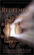 Redeeming a World of Hurt: Encouragement for the Journey Through the Darkness of Separation and Divorce.