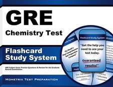 GRE Chemistry Test Flashcard Study System: GRE Subject Exam Practice Questions and Review for the Graduate Record Examination