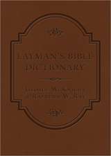 Layman's Bible Dictionary