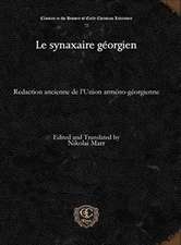 Le synaxaire georgien