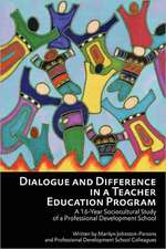 Dialogue and Difference in a Teacher Education Program