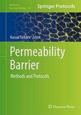 Permeability Barrier: Methods and Protocols