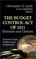 The Budget Control Act of 2011