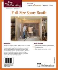 Fine Woodworking's Full Size Spray Booth Plan