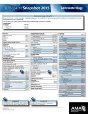 ICD-10-CM 2015 Snapshot Card - Gastroenterology