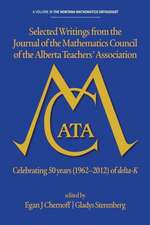 Selected Writings from the Journal of the Mathematics Council of the Alberta Teachers' Association