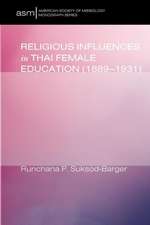 Religious Influences in Thai Female Education (1889-1931)