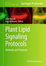 Plant Lipid Signaling Protocols