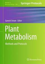 Plant Metabolism: Methods and Protocols