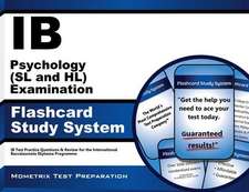 Ib Psychology (SL and Hl) Examination Flashcard Study System