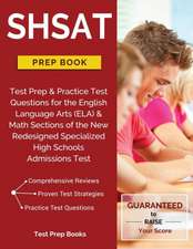 SHSAT Prep Book