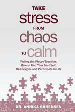 Take Stress from Chaos to Calm: How to Find Your Best Self, Re-Energize and Participate in Life