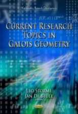 Current Research Topics in Galois Geometry