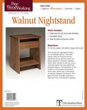 Fine Woodworking's Walnut Nightstand Plan